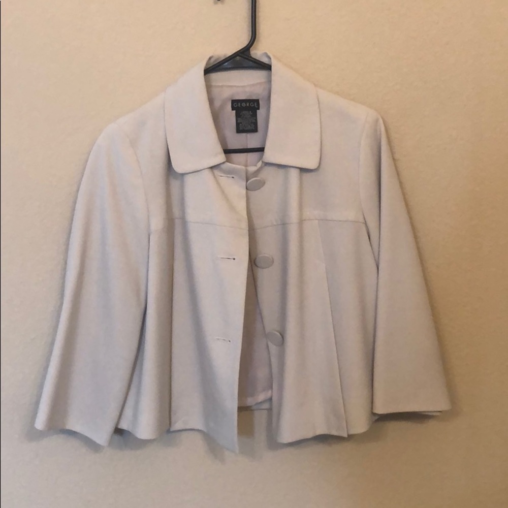 George cream colored dressy or casual jacket